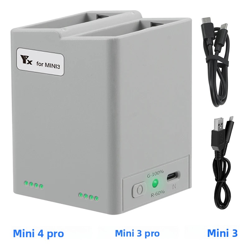 Dji Drone Mini 3 - ドローン用バッテリー充電器ハブ,バッテリー充電バトラー,2バッテリー,dji mini 4 pro,dji mini 3,3pro,ドローンアクセサリー