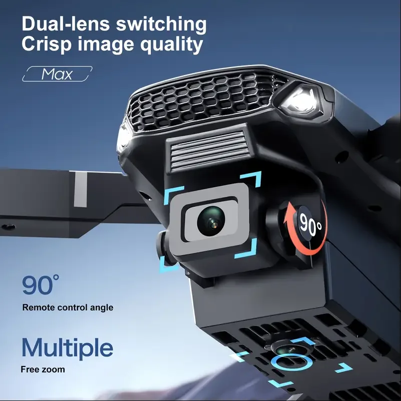 2025 E88 ドローン HD デュアルカメラ、画面操作で - Jjrc Drone X12 のレビューと価格