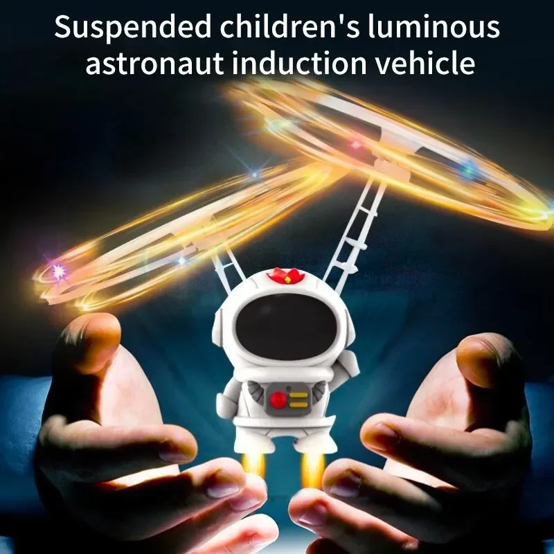 浮遊発光飛行ロボット宇宙飛行士おもちゃ航空機手動ドローンイン - Drone Strobe Light のレビューと価格