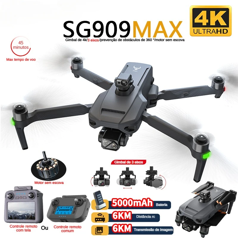 プロのドローン,4kカメラ,3軸ジンバル,5g,ZLL-SG - Drone Controller Screen のレビューと価格